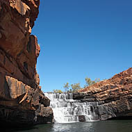 Bell Gorge with waterfall
