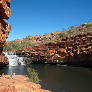 Bell Gorge with waterfall