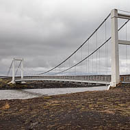 Bridge over Jökulsá á Fjöllum River