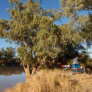 Camping on the Barcoo River