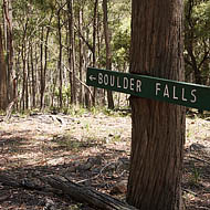 Path to Boulder Falls