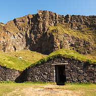 Replica of Viking houses