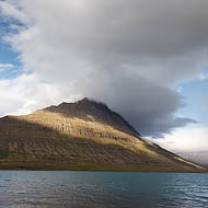Reyðarfjörður fjord,