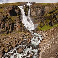 Yst i-Rjúkandi waterfall